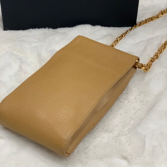 CHANEL CAVIAR SMALL CROSSBODY BAG with Chain - Picture 6 of 10